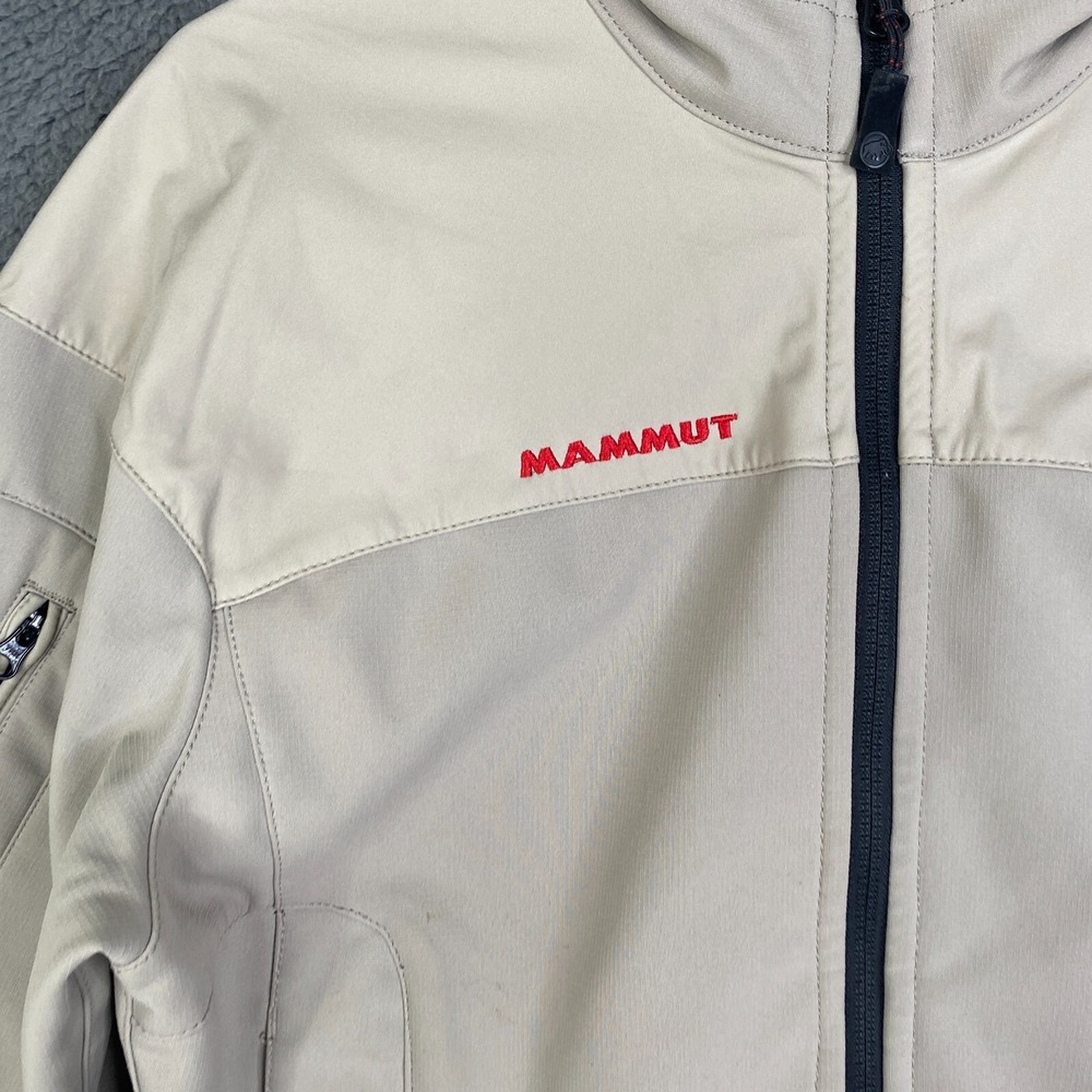 Mammut Softec Soft Shell Jacket Size Medium Cream… - image 4